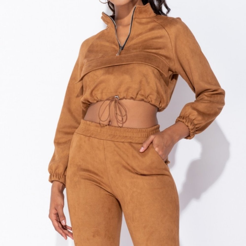 Persuade Me Jogger Set | Camel - Picture 3 of 6